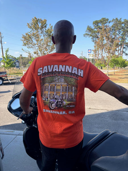 Savannah Harley-Davidson custom Men's Straight Up t-shirt