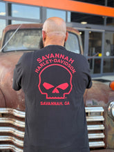 Load image into Gallery viewer, Savannah Harley-Davidson custom Men's HD Rosie t-shirt
