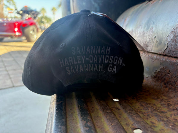Custom Savannah H-D Striped Down hat