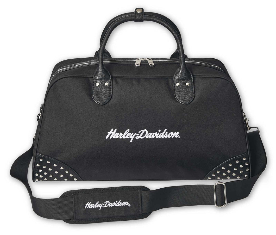 Harley-Davidson® Women's 3D H-D Script Studded Duffel Bag