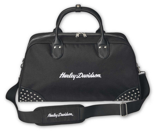 Harley-Davidson® Women's 3D H-D Script Studded Duffel Bag