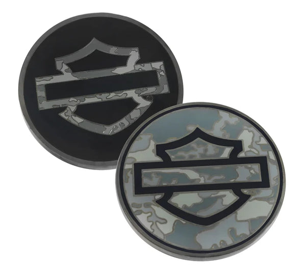 Harley-Davidson Camo Bar & Shield Metal 1.75