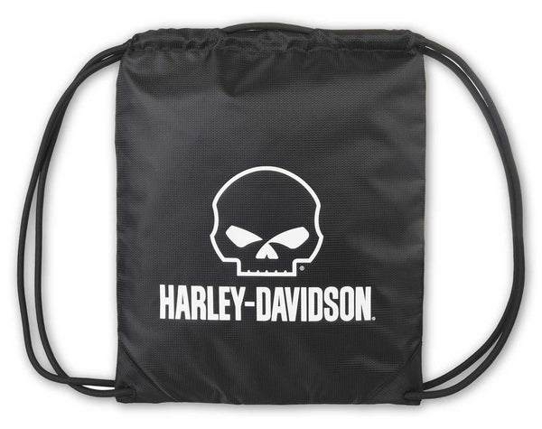 Harley-Davidson Willie G Skull Logo Rugged Polyester Quick-Draw Backpack