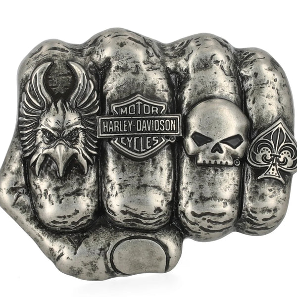 Harley-Davidson Men's Fist Forward Knuckle Belt Buckle
