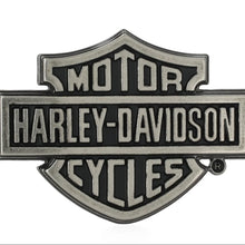 Load image into Gallery viewer, Harley-Davidson Classic Bar &amp; Shield Logo Nickel Finish Belt Buckle
