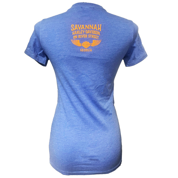 Savannah Harley-Davidson Anthem Womens Crew neck T-shirt