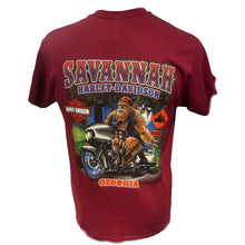 Load image into Gallery viewer, Savannah Harley-Davidson Bigfoot Exclusive Short Sleeve Shirt - Maroon
