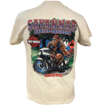 Load image into Gallery viewer, Savannah Harley-Davidson Bigfoot Exclusive Short Sleeve Shirt - Sand

