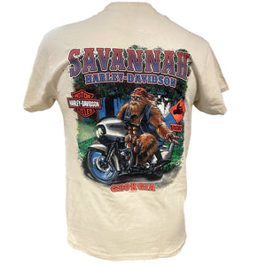 Savannah Harley-Davidson Bigfoot Exclusive Short Sleeve Shirt - Sand