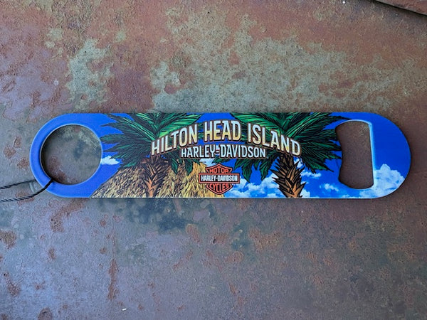 Hilton Head Harley-Davidson custom bottle opener