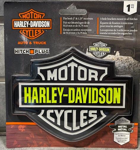H-D Wild Lime bar & shield auto & truck hitch plug