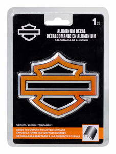 Harley-Davidson® Aluminum Bar & Shield Logo Emblem Decal - 5 x 7 in.
