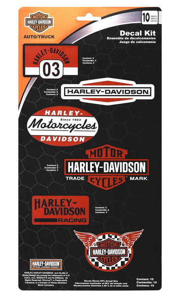 Harley-Davidson® 10-Piece Vintage Race Inspired Decal Kit - Red - 6 x 12 in.