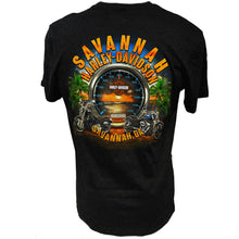 Load image into Gallery viewer, Savannah Harley-Davidson Imprint T-shirt
