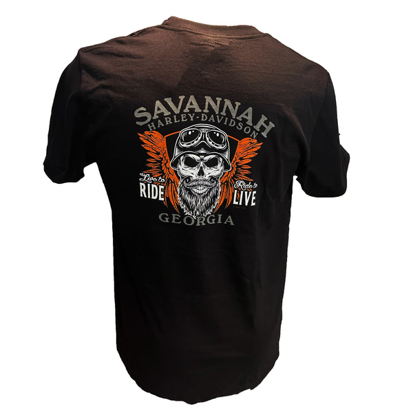 Savannah  Harley-Davidson Men's Entrust In Us Short Sleeve T-Shirt