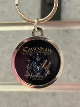 Load image into Gallery viewer, Ghost Pirate custom Savannah Harley-Davidson on River Street key chain
