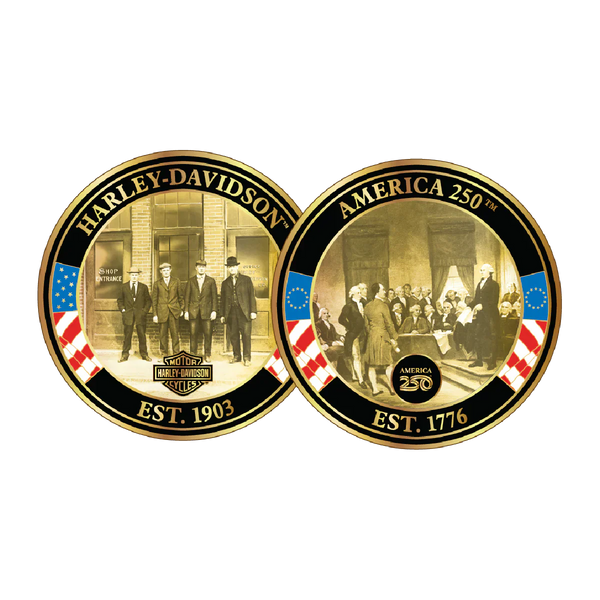 H-D 250 Founders Coin