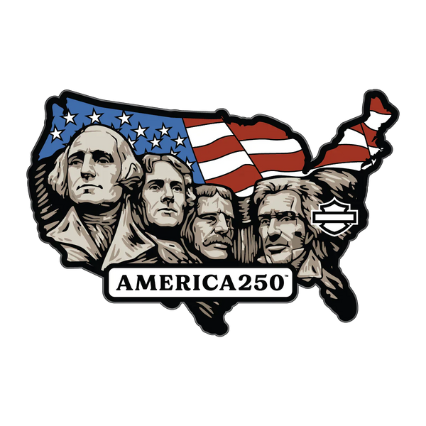 H-D 250 Mt. Rushmore Pin