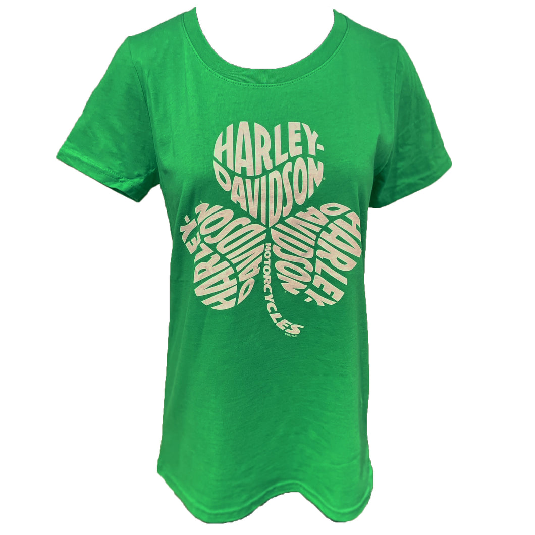 Hilton Head Island South Carolina Harley-Davidson Ladies St. Patrick's Day Shirt