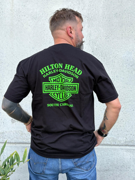 Hilton Head Harley-Davidson custom Men's Feeling Lucky t-shirt