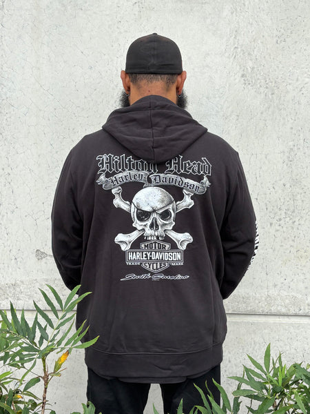 Hilton Head Harley-Davidson custom Men's Trouble zip up