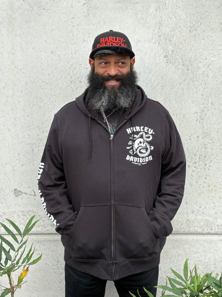 Hilton Head Harley-Davidson custom Men's Trouble zip up