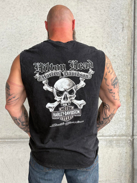 Hilton Head Harley-Davidson custom Men's Be Last sleeveless tee