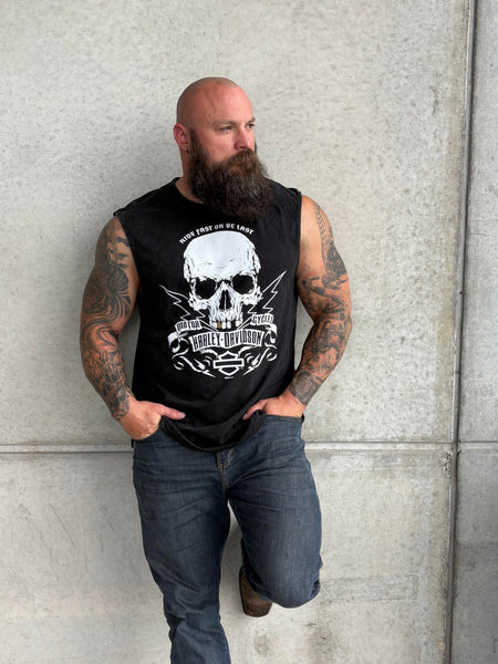 Hilton Head Harley-Davidson custom Men's Be Last sleeveless tee