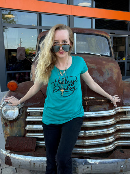 Hilton Head Harley-Davidson Women's Scribble Pop S/S t-shirt