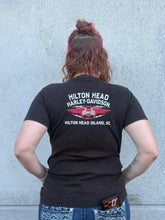 Load image into Gallery viewer, Hilton Head Harley-Davidson Women's custom Psych Type t-shirt
