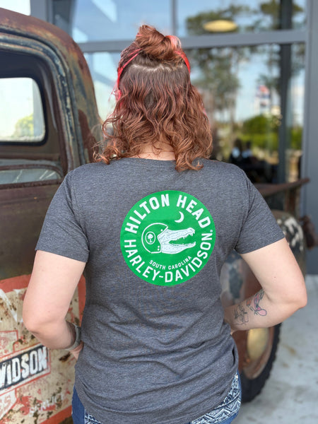 Hilton Head Harley-Davidson custom Women's Drafted s/s t-shirt
