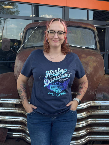 Hilton Head Harley-Davidson custom Women's Arctic S/S t-shirt