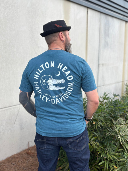 Hilton Head Harley-Davidson custom Men's Notch tee