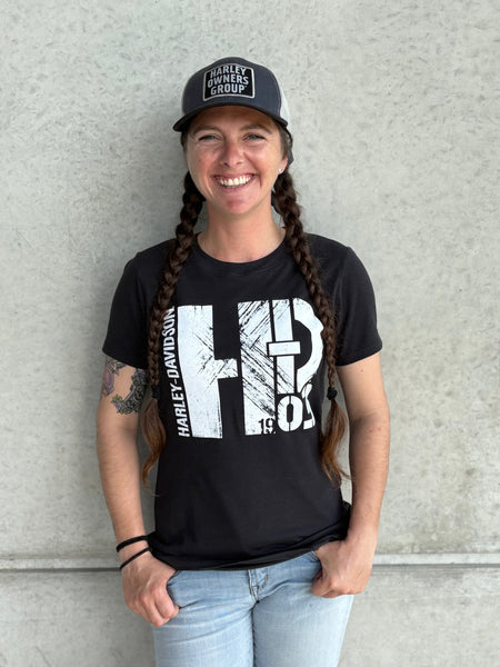 Hilton Head Harley-Davidson Ladies Initial lt T-Shirt
