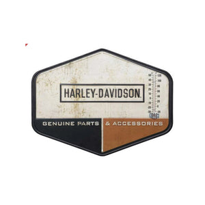 Harley-Davidson Retro Block Thermometer | Fahrenheit & Celsius