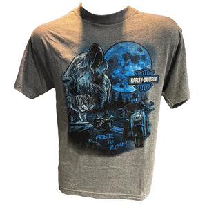 Savannah Harley-Davidson Howling Free Men's T-Shirt