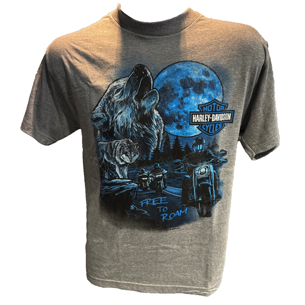 Savannah Harley-Davidson Howling Free Men's T-Shirt