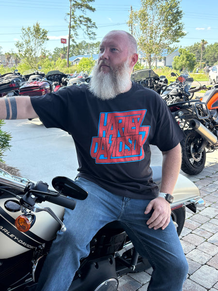 Savannah Harley-Davidson custom Men's Vintage Voltage t-shirt