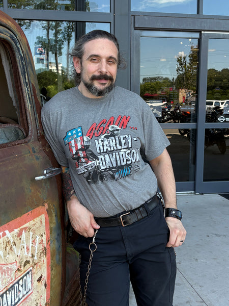 Savannah Harley-Davidson custom Men's #1 Again t-shirt