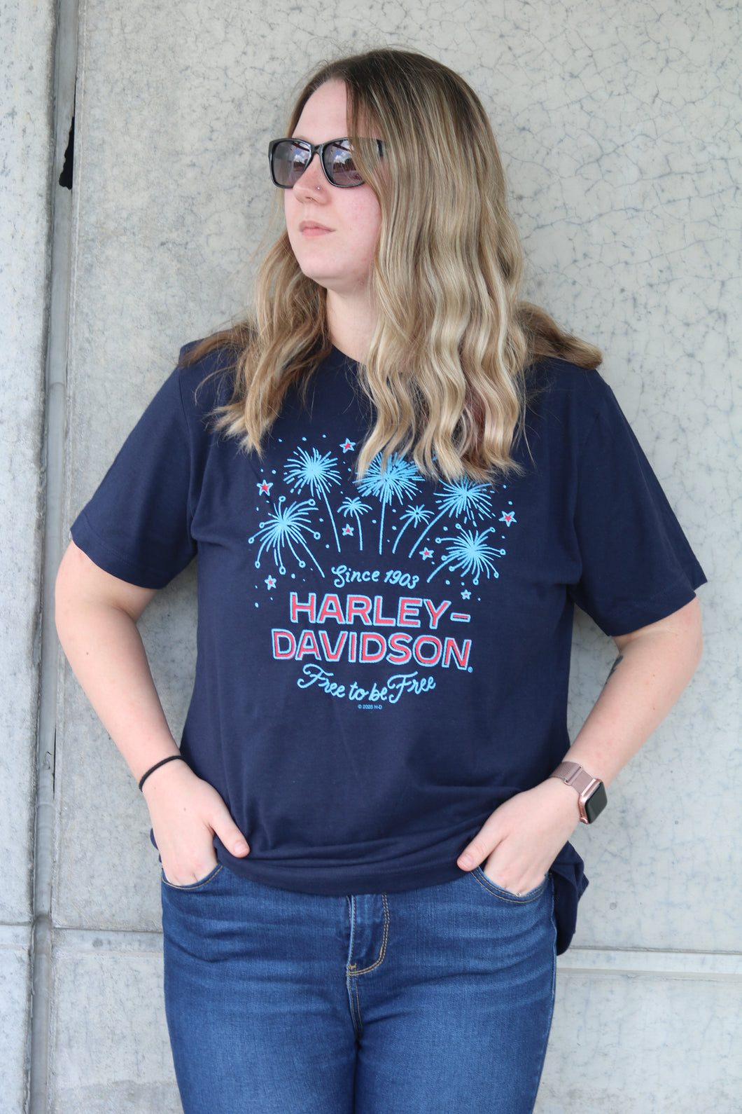 Savannah Harley-Davidson Firework Custom Women's s/s t-shirt