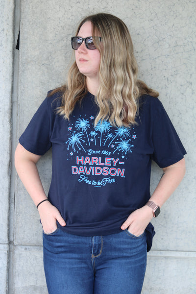 Savannah Harley-Davidson Firework Custom Women's s/s t-shirt