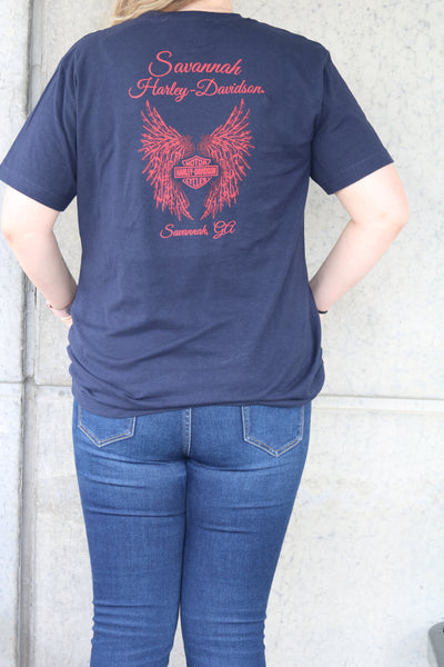 Savannah Harley-Davidson Firework Custom Women's s/s t-shirt