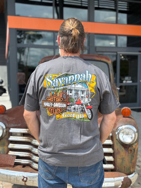 Savannah Harley-Davidson custom Men's HD Bird Of Prey t-shirt