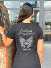 Load image into Gallery viewer, Savannah Harley-Davidson custom Women's Coronet t-shirt
