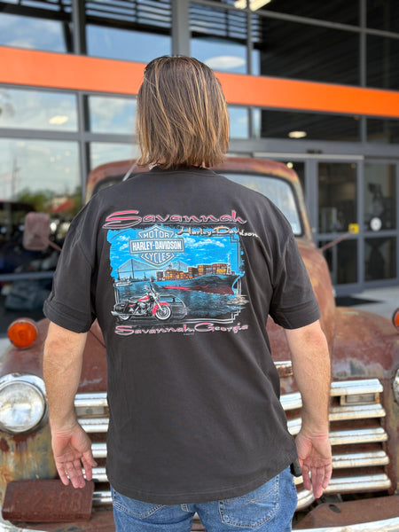Savannah Harley-Davidson custom Men's Potato Potato t-shirt