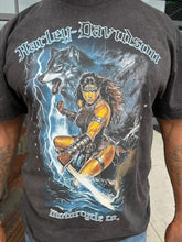 Load image into Gallery viewer, Savannah Harley-Davidson custom Men's Wolf Warrior tee
