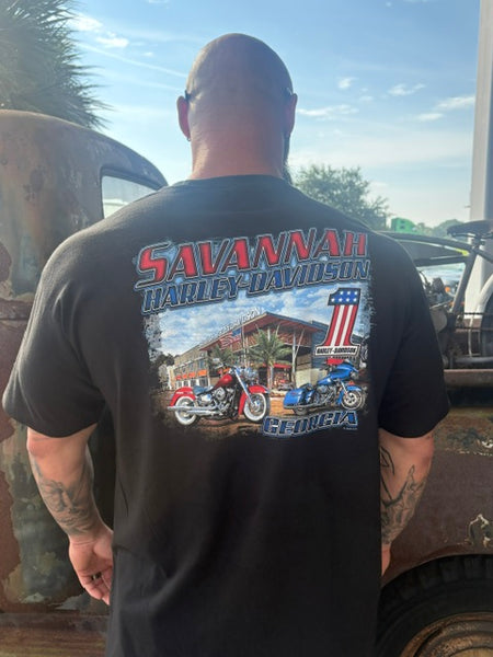 Savannah Harley-Davidson custom Men's HD Navigator tee