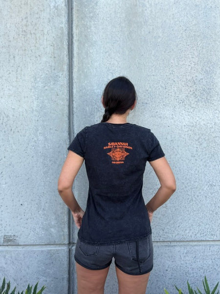 Savannah Harley-Davidson custom Women's Electric Lights tee