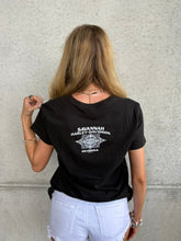 Load image into Gallery viewer, Savannah Harley-Davidson custom Women's Heart Of Chrome v-neck tee
