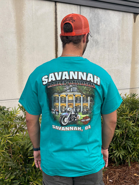 Savannah Harley-Davidson custom Men's HD Lycan s/s t-shirt